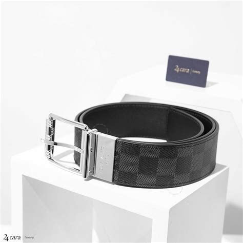 louis vuitton damier print 40mm reversible belt|louis vuitton damier belt authentic.